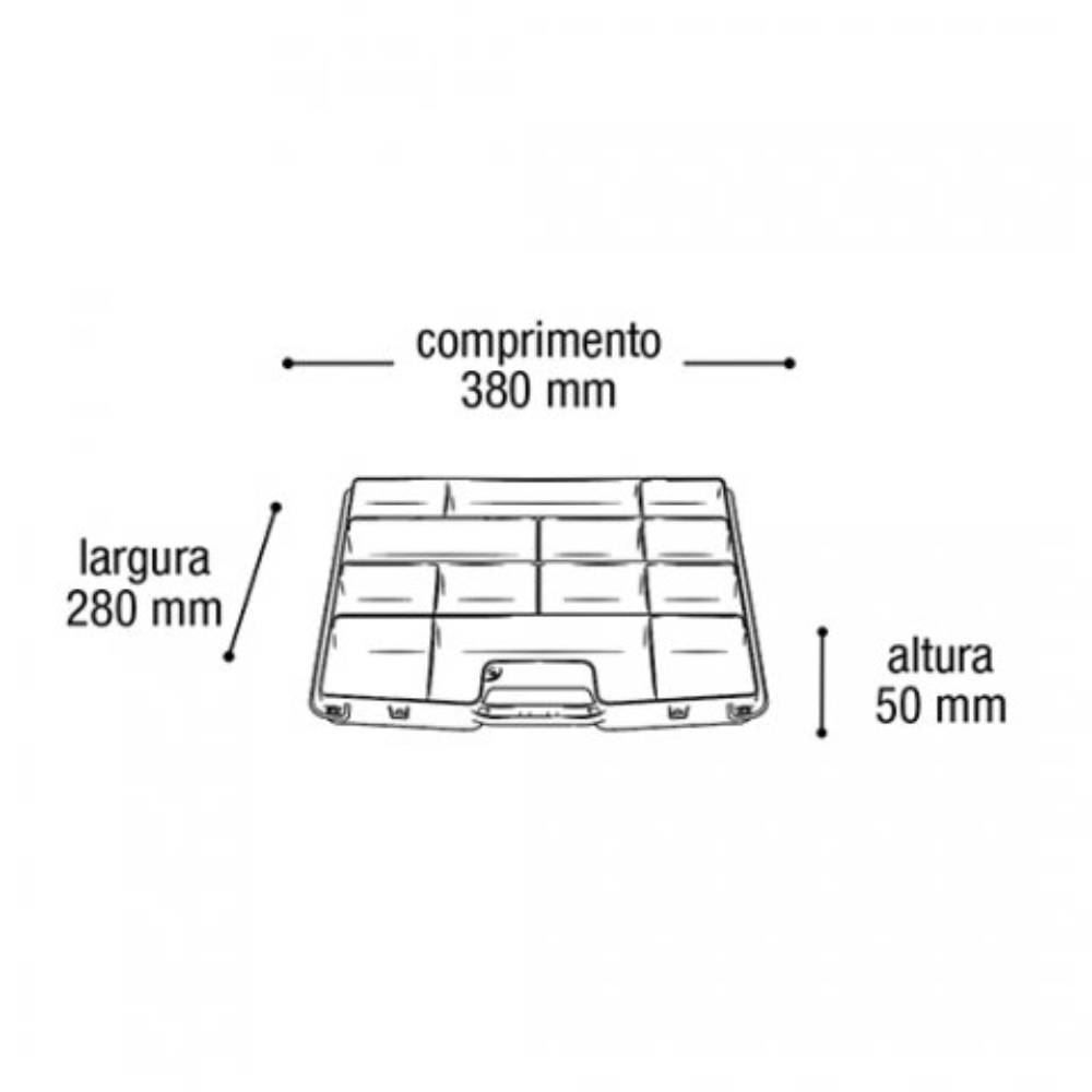 Caixa Organizadora Arqplat Master Case - 8003-15
