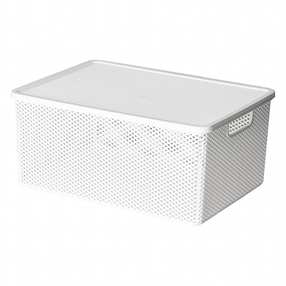 Caixa Organizadora Com Tampa Linea Paramount 13,5 Litros - Branco