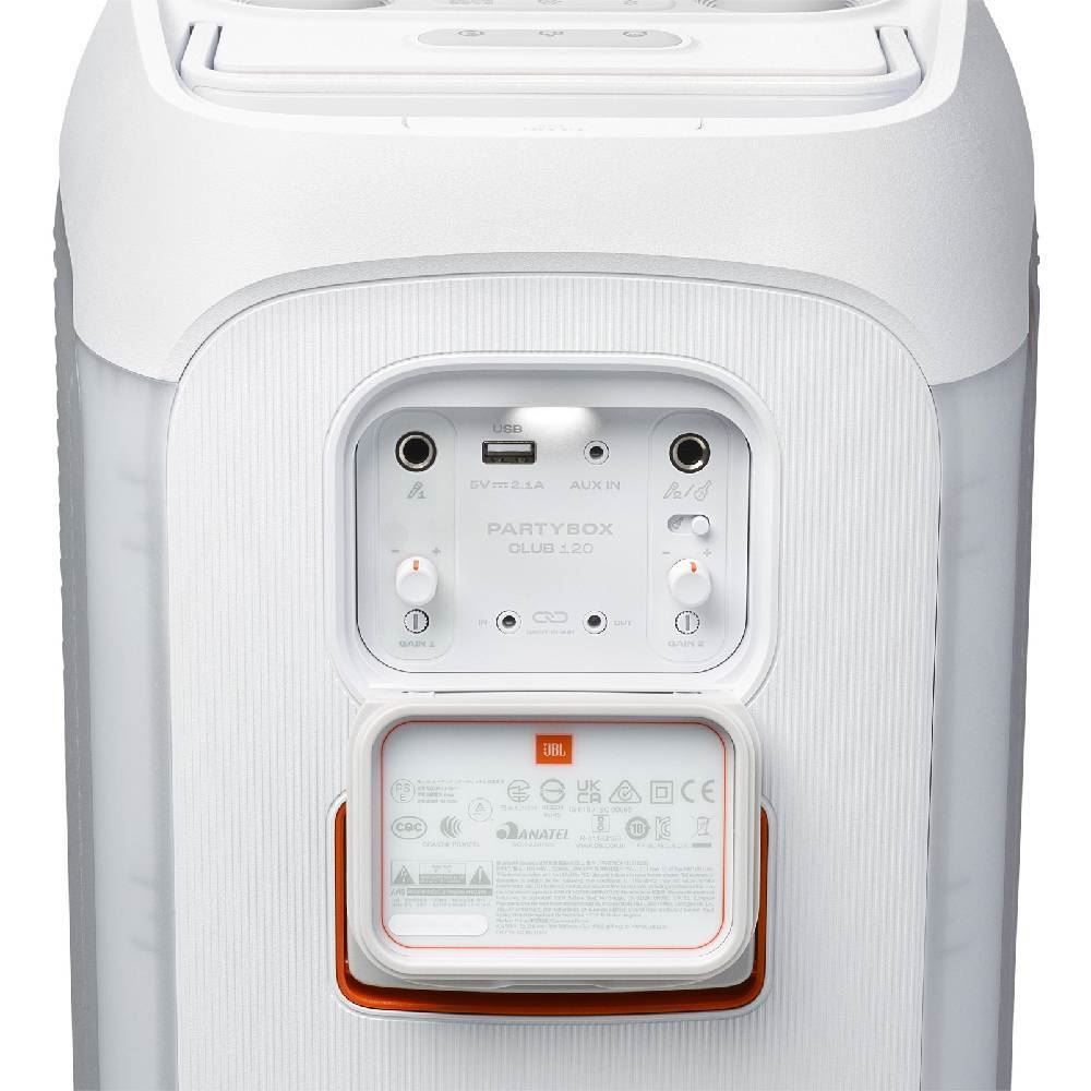 Caixa Partybox Jbl Club 120 - Branco