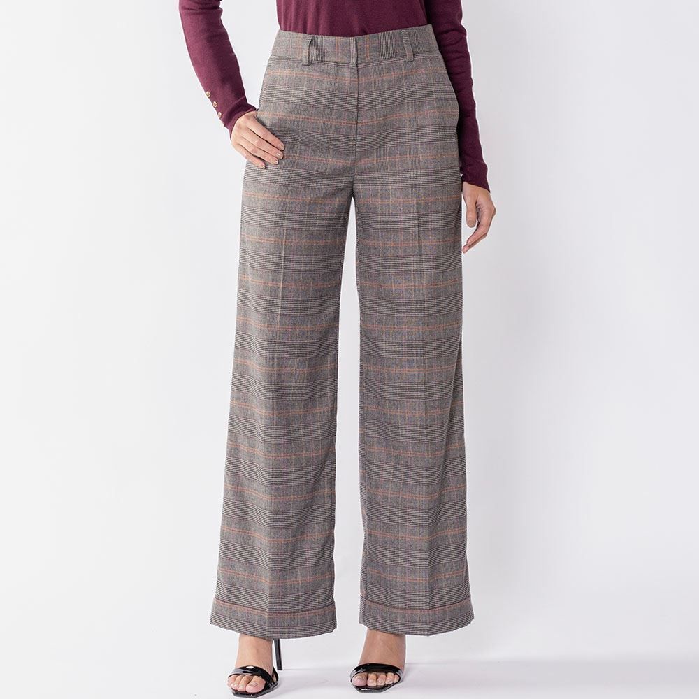 Calça Feminina De Alfaiataria Wide Leg Patricia Foster
