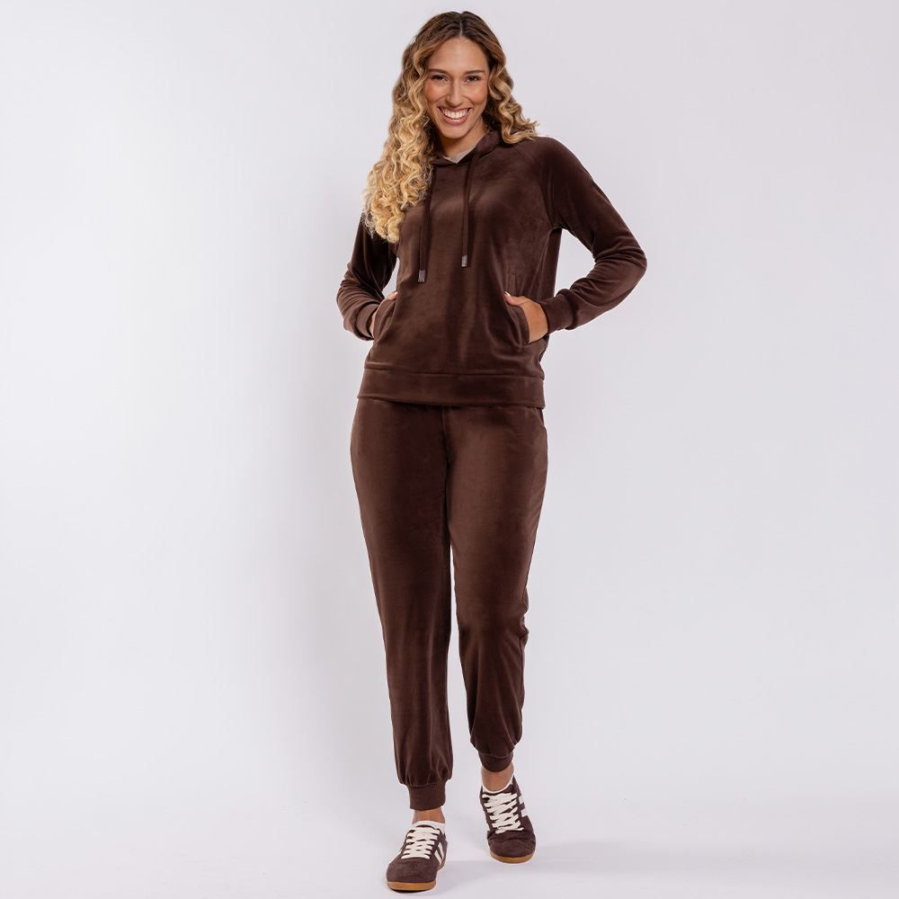 Calça Feminina Esportiva Jogger em Plush Scream