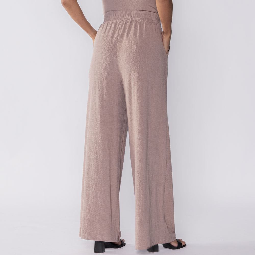 Calça Feminina Pantalona Em Crepe Patricia Foster