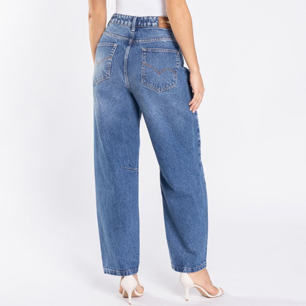 Calça Jeans Feminina Barrel Boby Blues