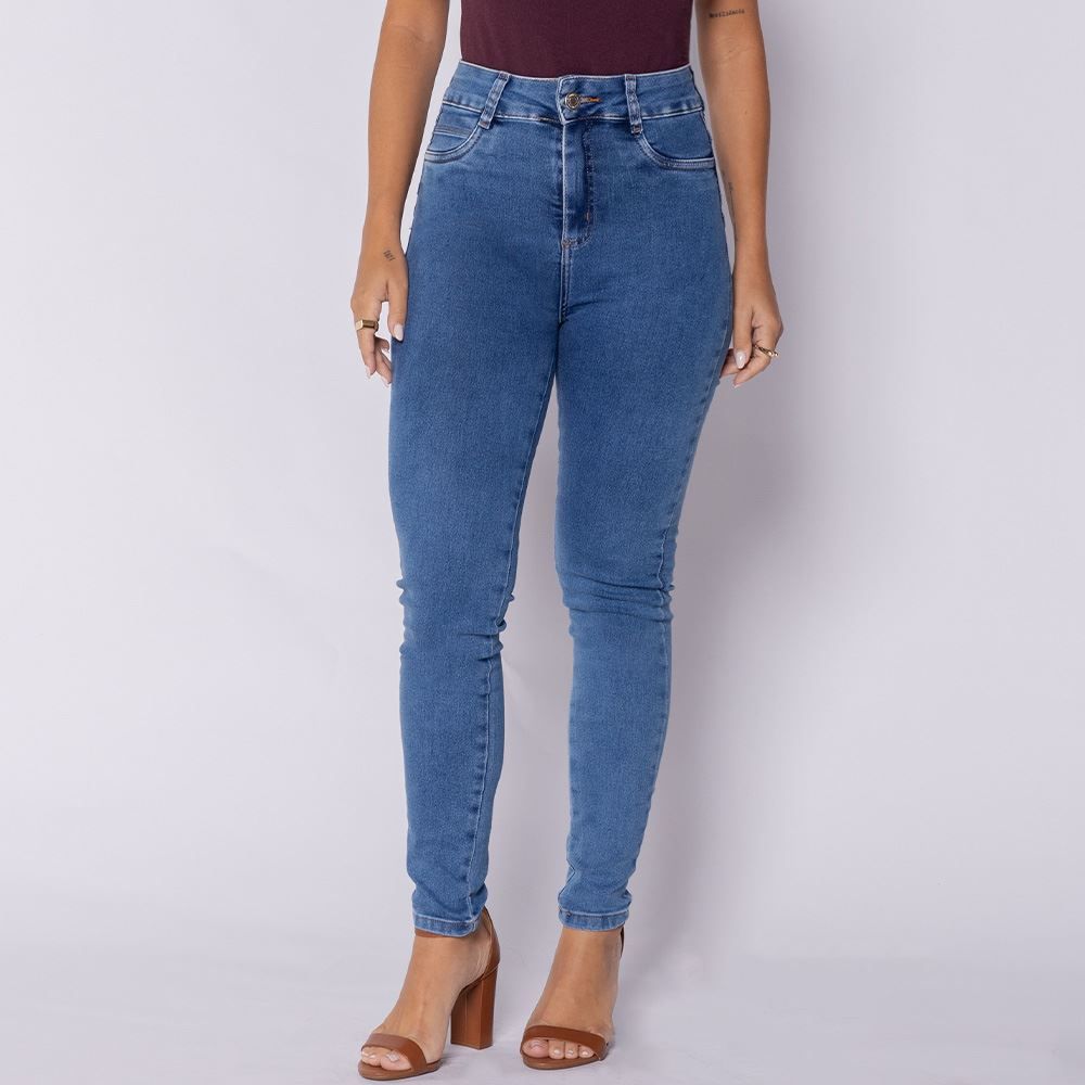 Calça Jeans Feminina Cigarrete Sawary