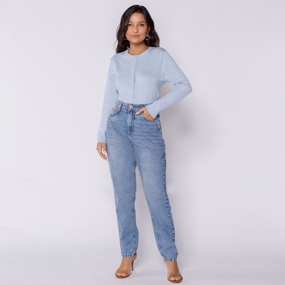 Calça Jeans Feminina Mom Patricia Foster