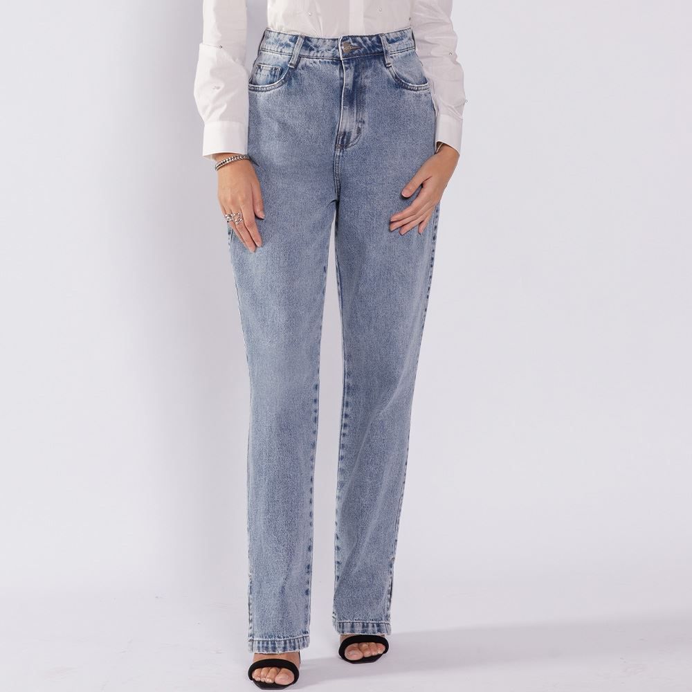 Calça Jeans Feminina Reta Patricia Foster