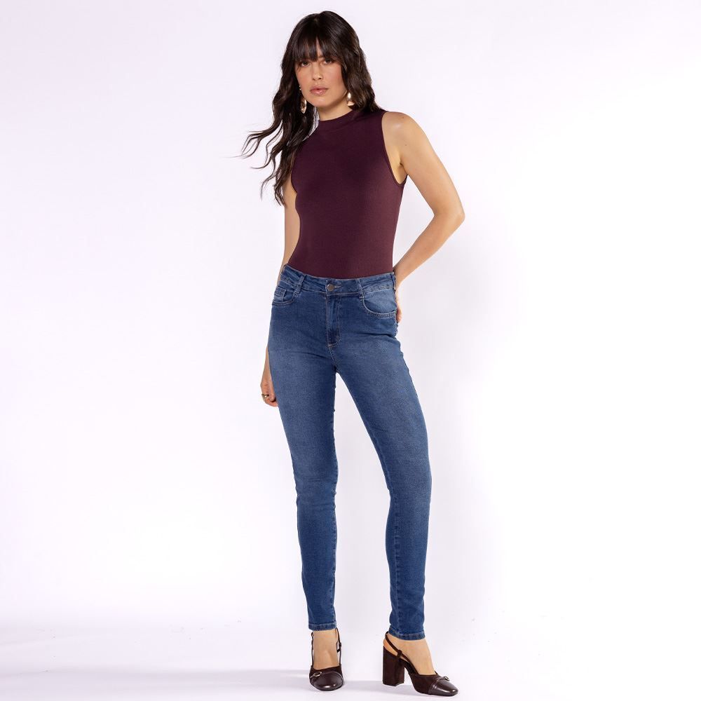 Calça Jeans Feminina Skinny Patricia Foster
