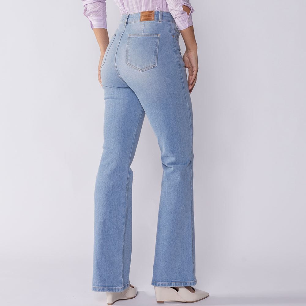 Calça Jeans Feminina Flare Patricia Foster