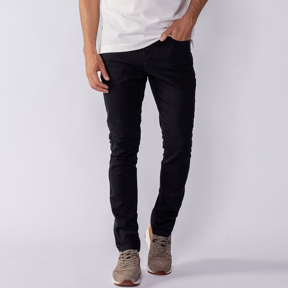 Calça Jeans Masculina Black Skinny Marc Alain