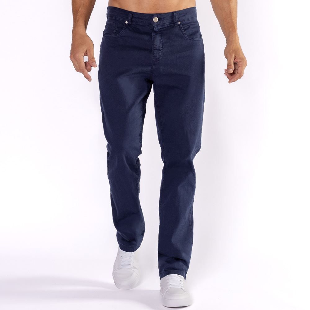 Calça Masculina Five Pocket Em Sarja Marc Alain