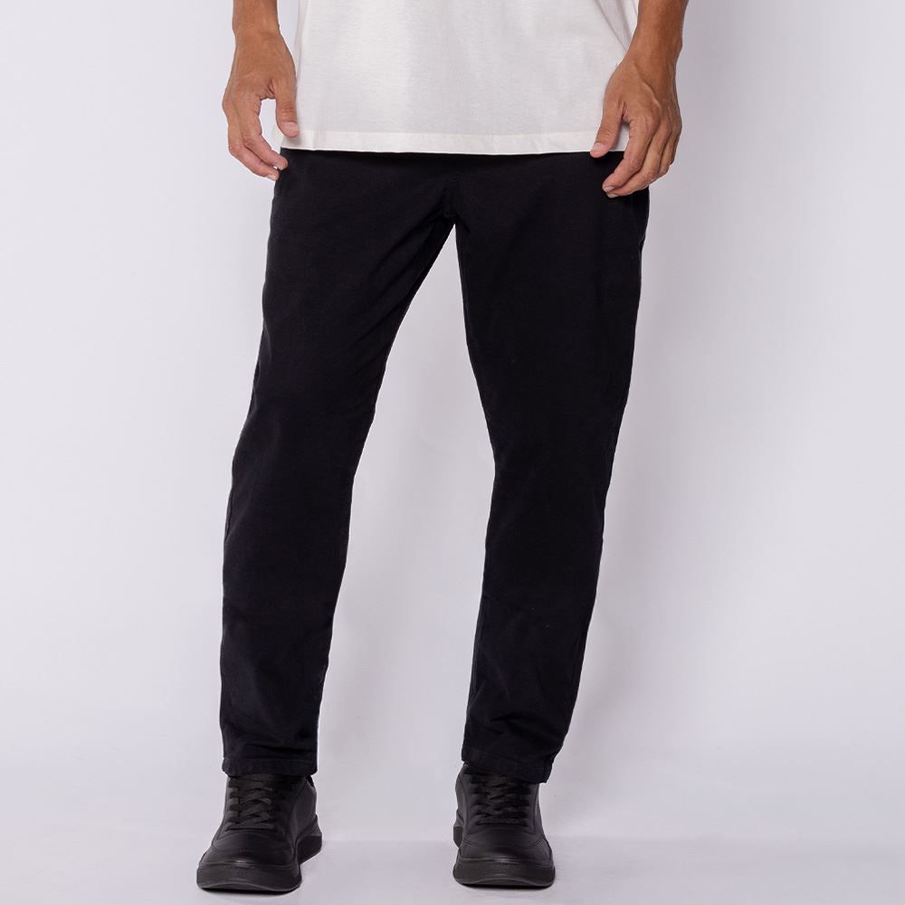 Calça Masculina Slim Em Sarja Marc Alain