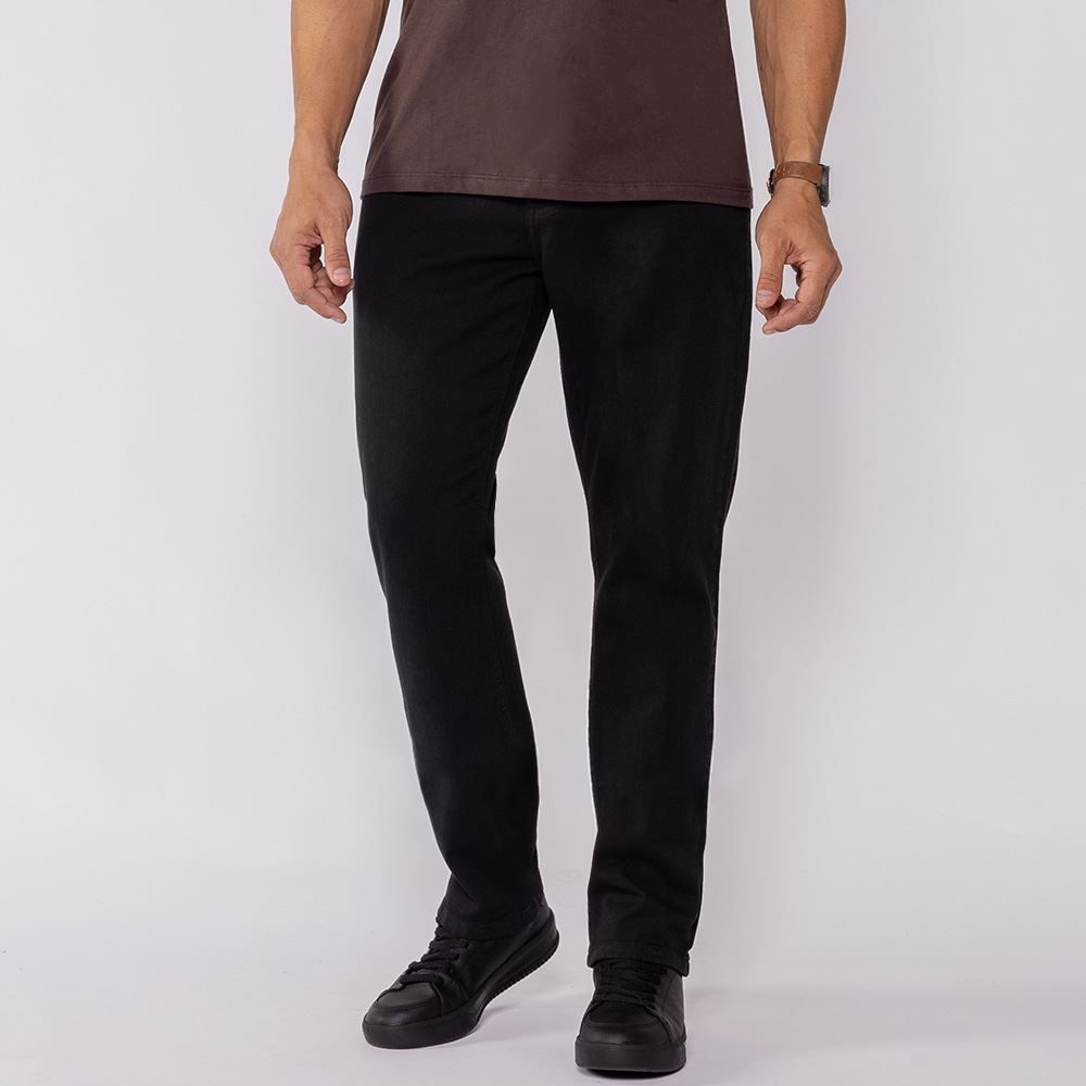 Calça Masculina Slim Em Sarja Marc Alain