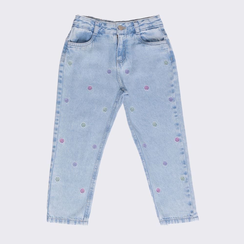 Calça Mom Infantil Menina 4 a 10 Anos Marmelada