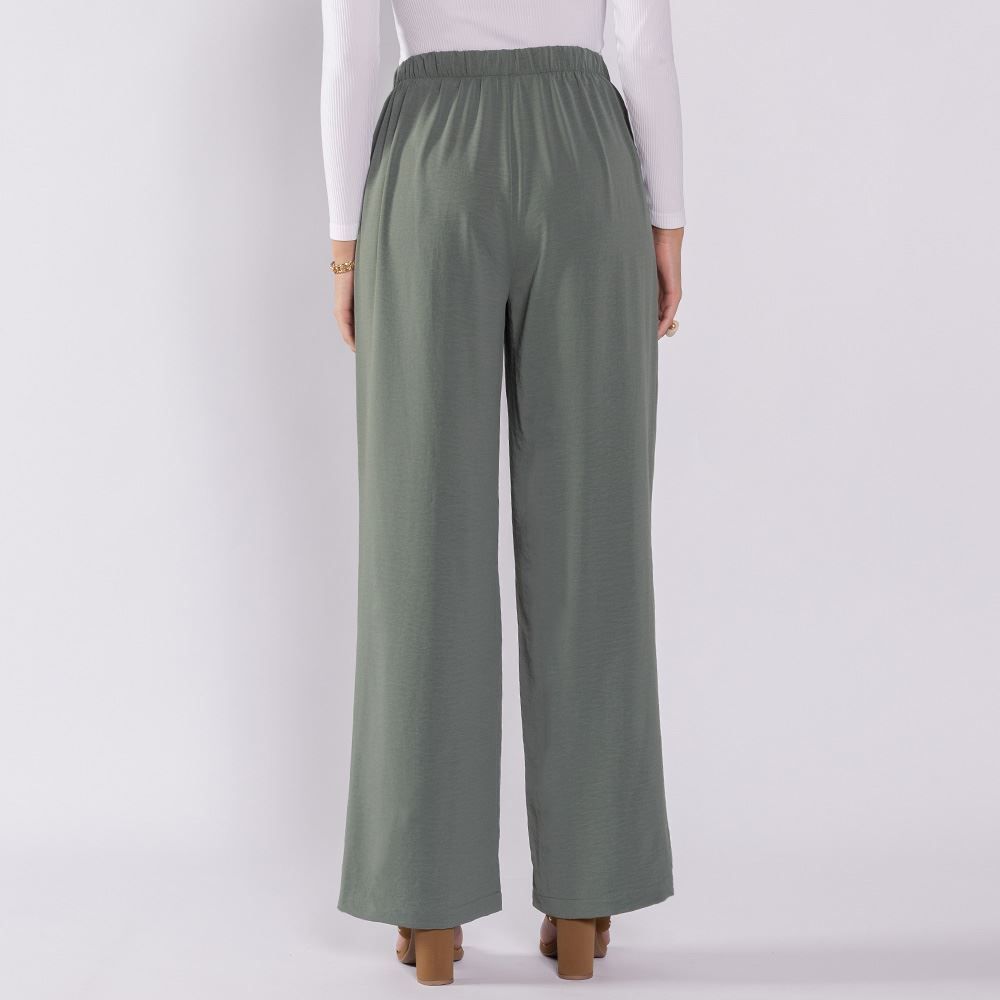 Calça Pantalona Estilo Pijama Patricia Foster