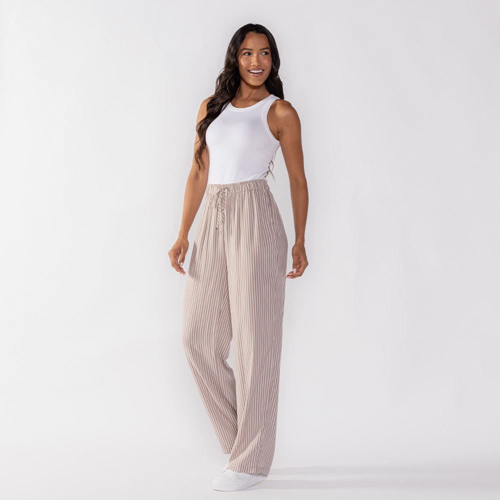 Calça Pantalona Estilo Pijama Boby Blues