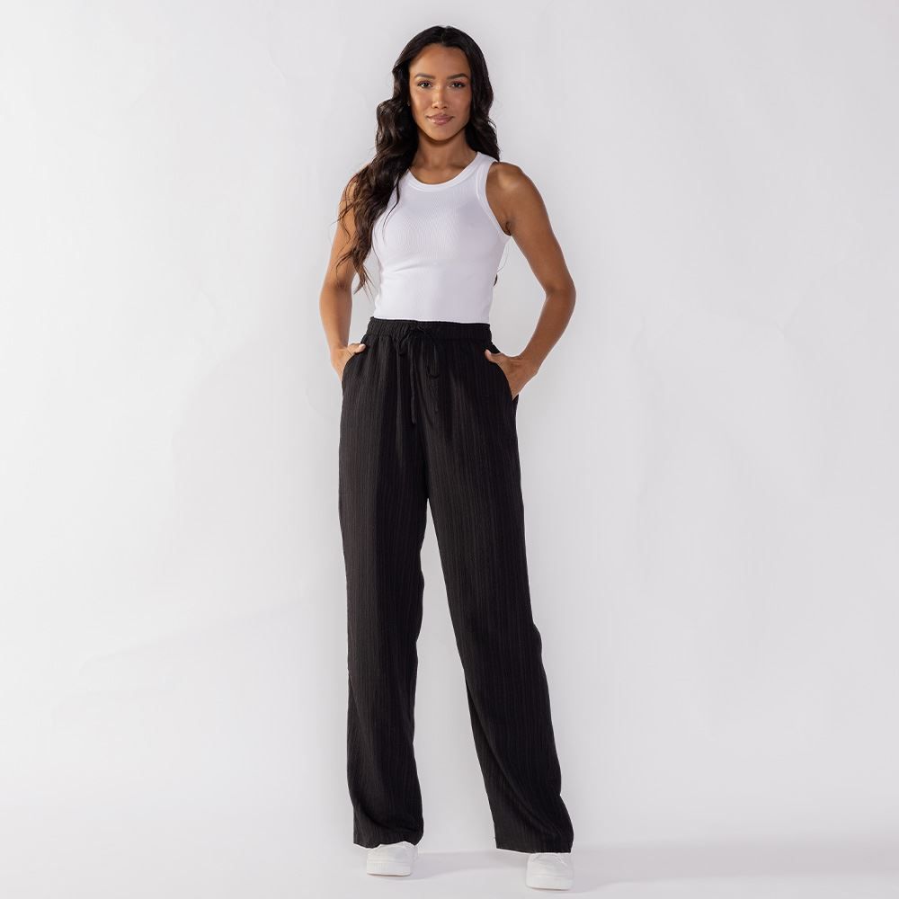 Calça Pantalona Estilo Pijama Boby Blues