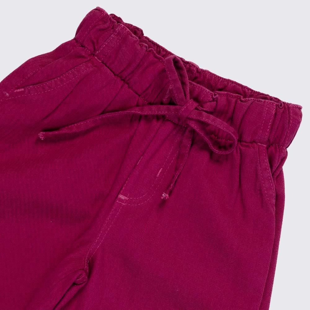 Calça Wide Leg Infantil Menina 4 a 10 Anos Marmelada