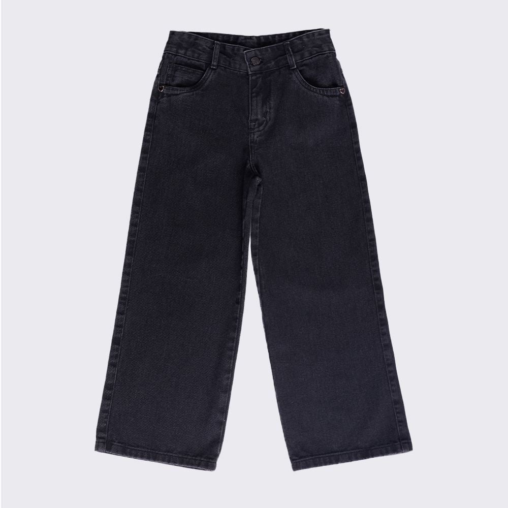 Calça Wide Leg Infantil Menina 4 a 10 Anos Marmelada