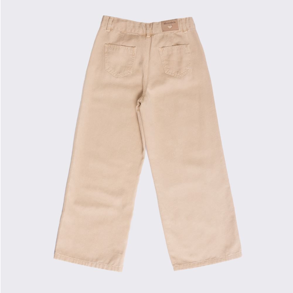 Calça Wide Leg Infantil Menina 4 a 10 Anos Marmelada