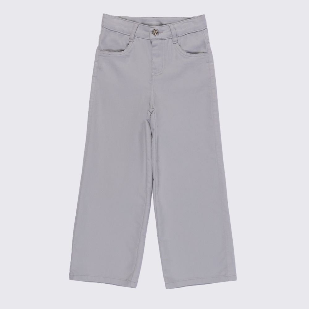 Calça Wide Leg Infantil Menina 4 a 10 Anos Marmelada