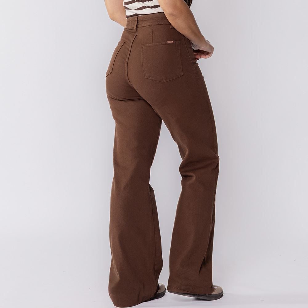 Calça Wide Leg Jeans Feminina Boby Blues