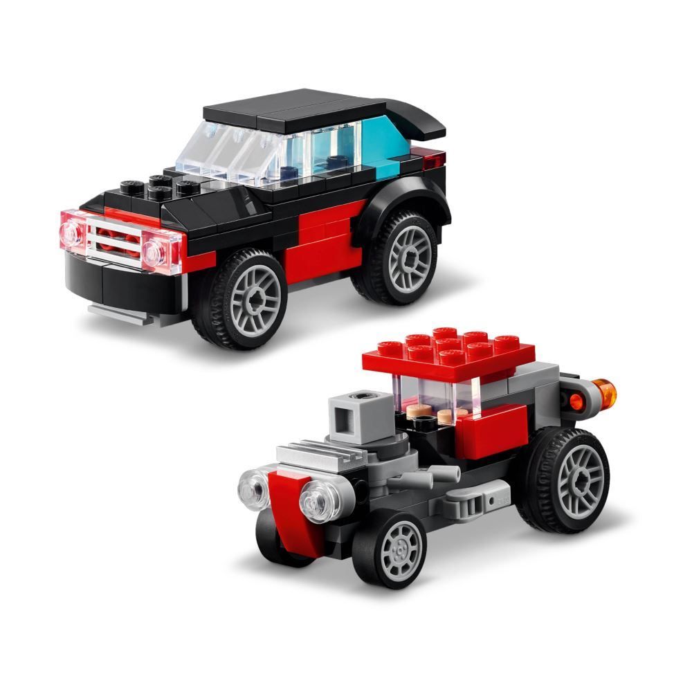 Caminhão Plataforma Com Helicóptero 3 Em 1 Lego - 31146