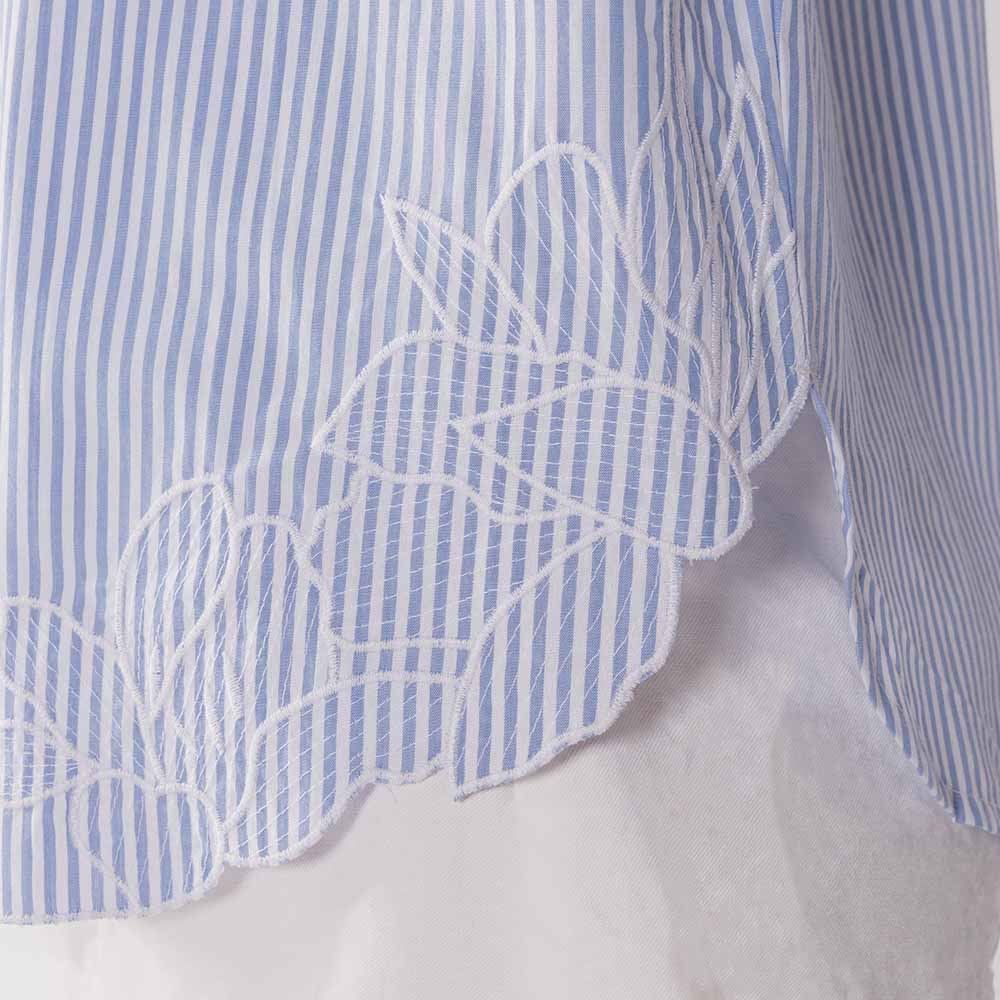Camisa Feminina Manga Longa Bordada Patricia Foster