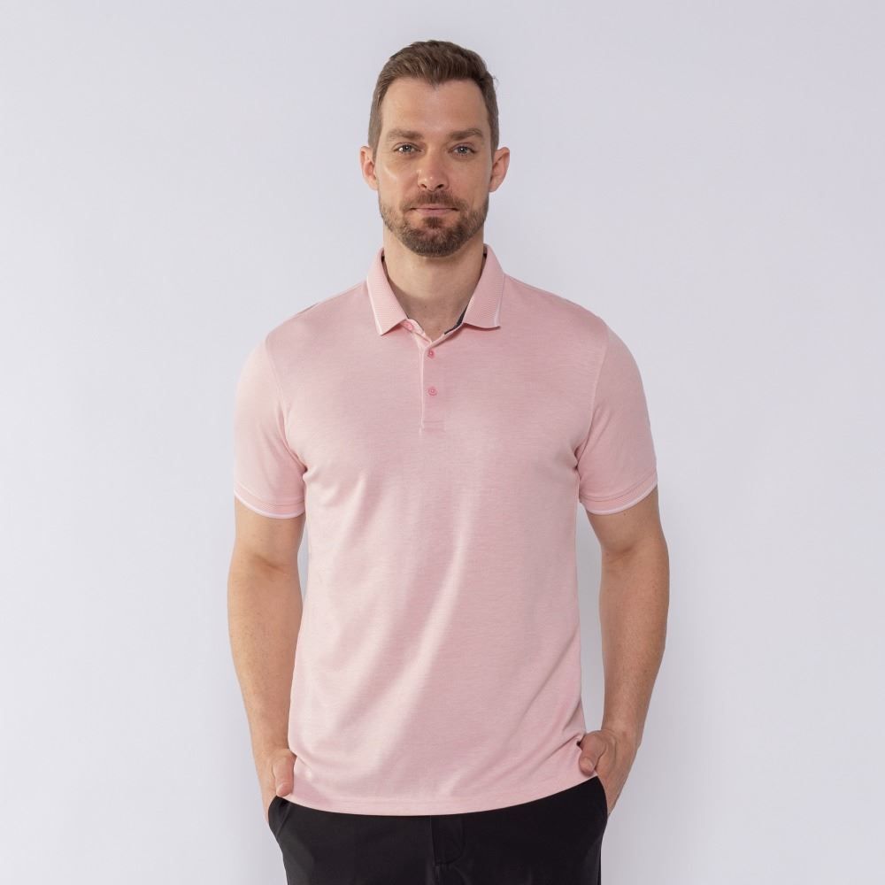 Camisa Polo Masculina De Algodão Marc Alain