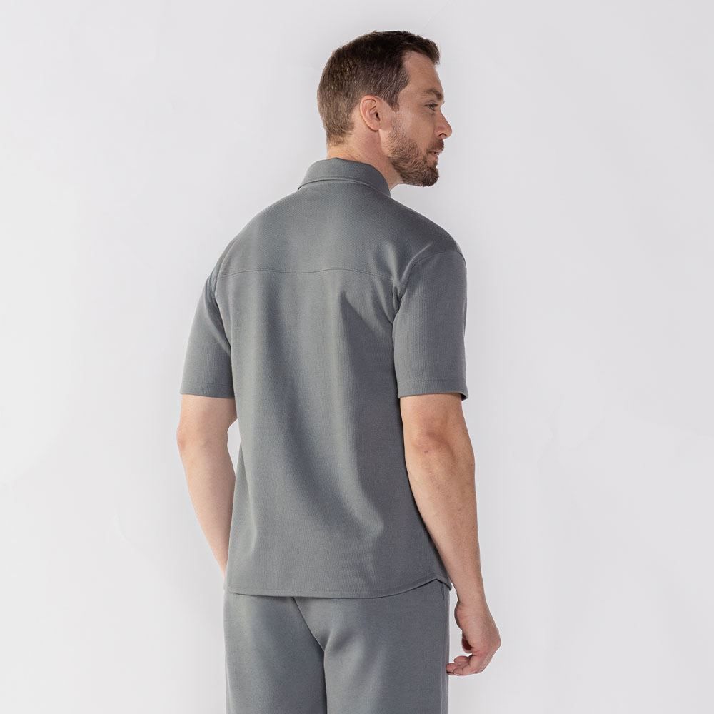 Camisa Masculina De Botão Com Bolso Thing