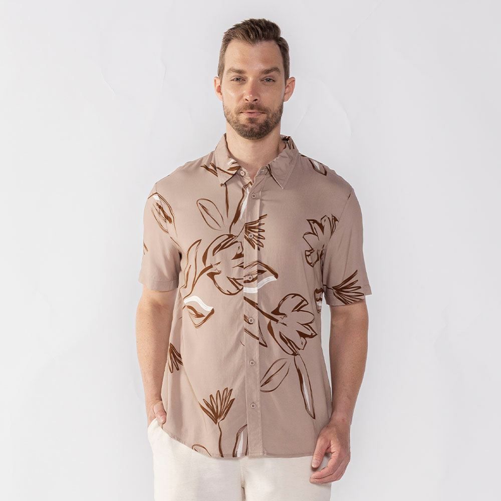 Camisa Masculina De Botão Viscose Thing