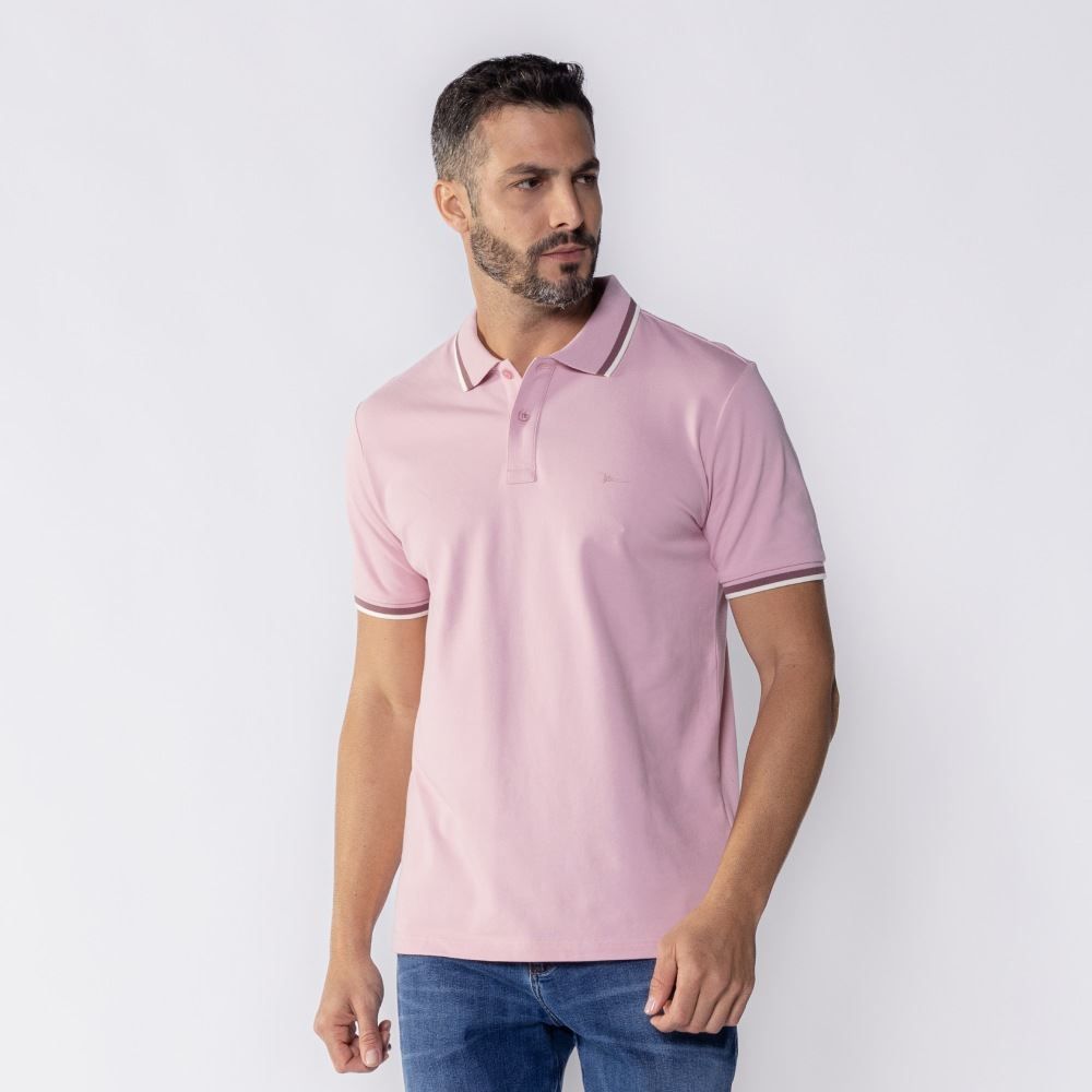 Camisa Polo Masculina De Algodão Marc Alain