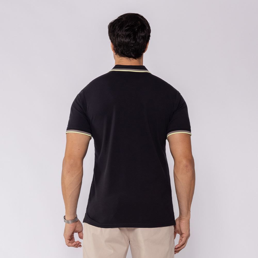 Camisa Polo Masculina De Algodão Marc Alain