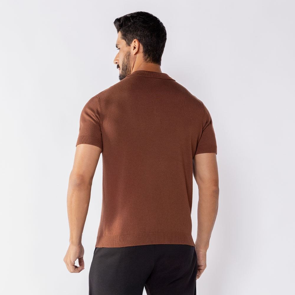Camisa Polo Masculina Em Tricot Thing