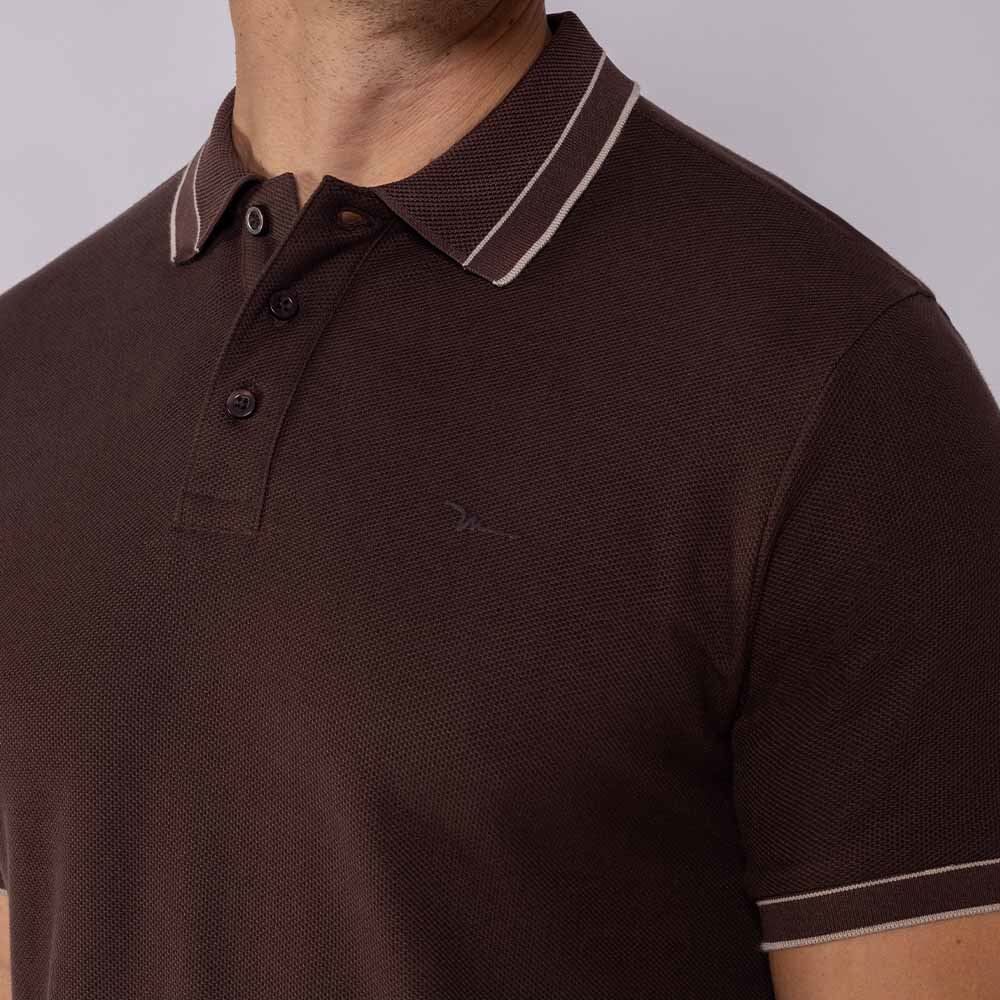 Camisa Polo Masculina Texturizada Marc Alain