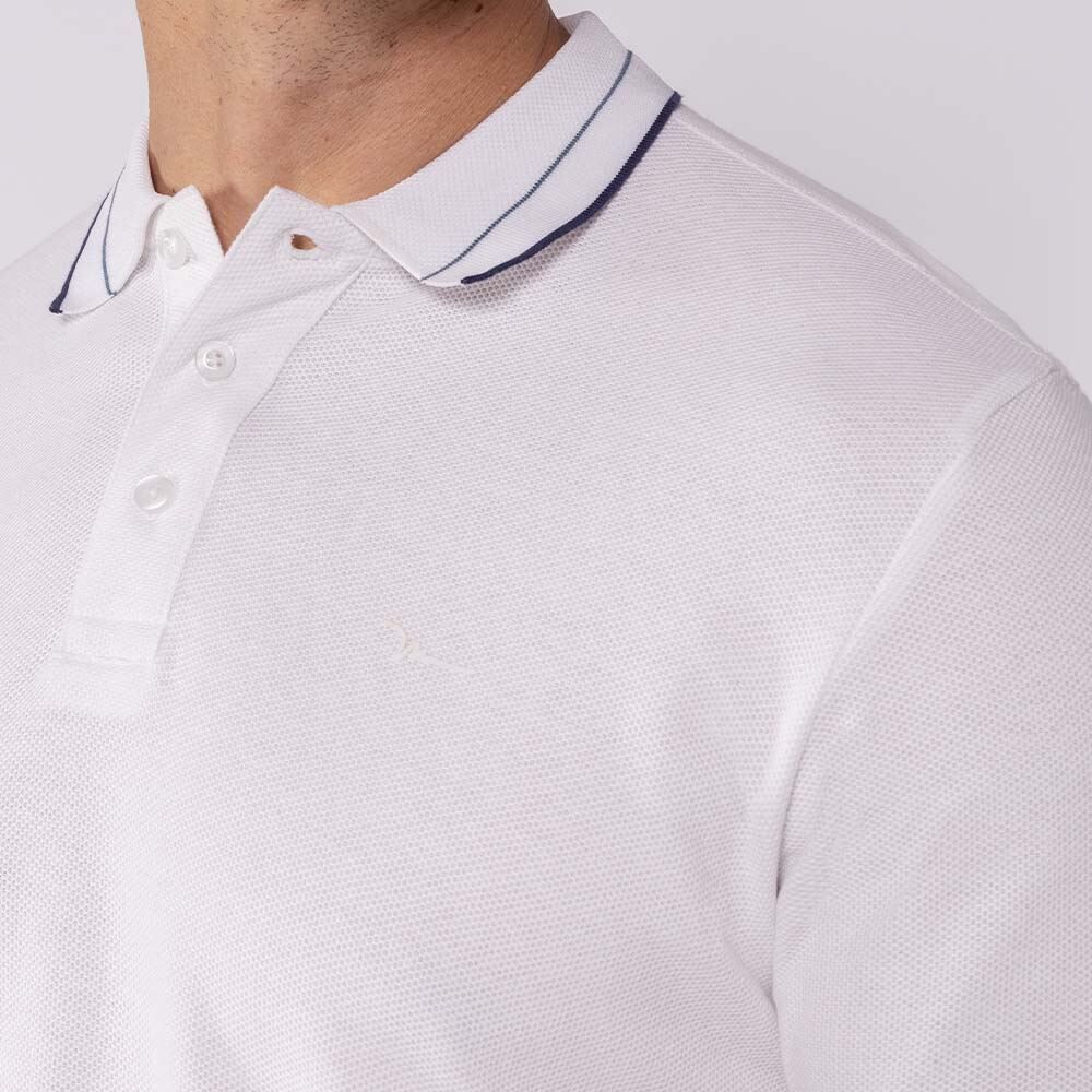 Camisa Polo Masculina Texturizada Marc Alain