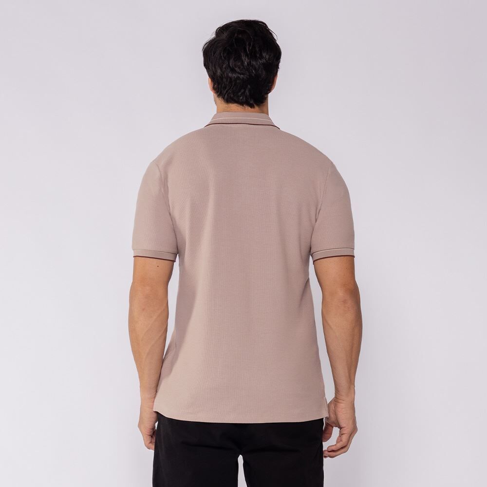 Camisa Polo Masculina Texturizada Marc Alain