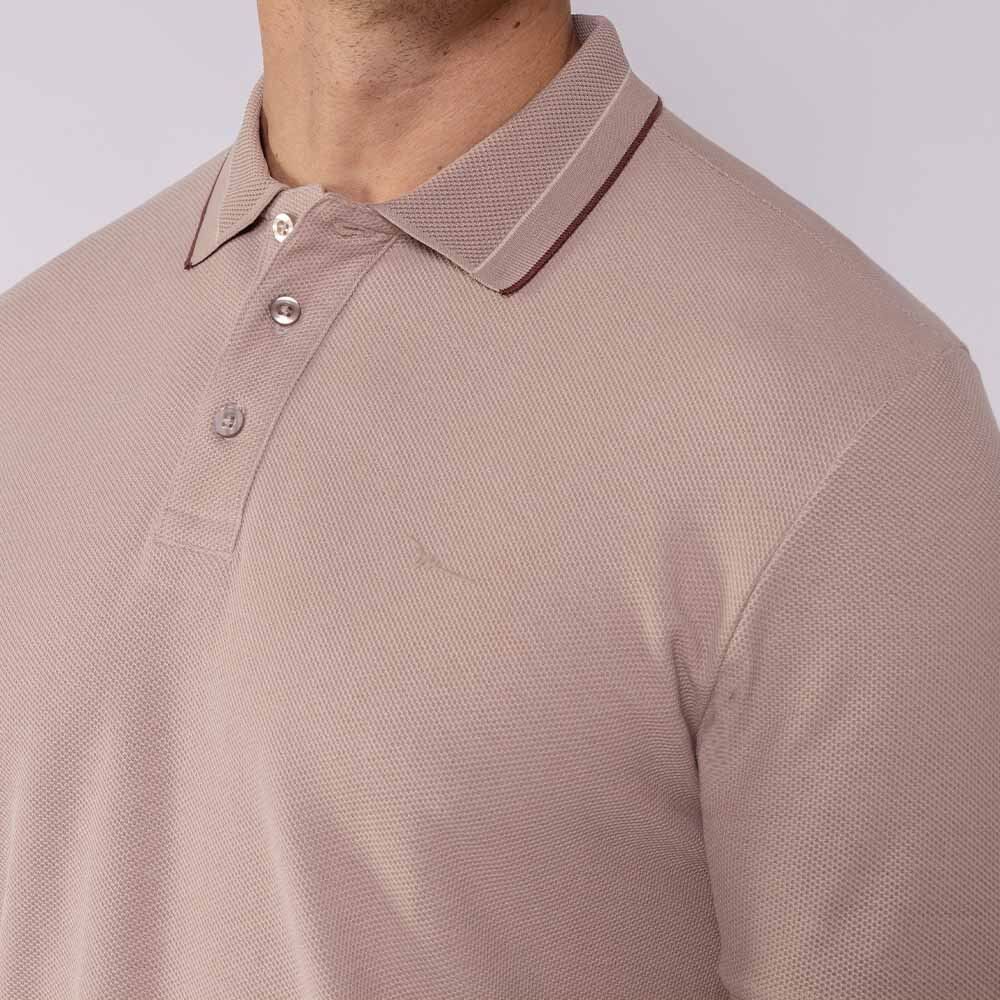 Camisa Polo Masculina Texturizada Marc Alain