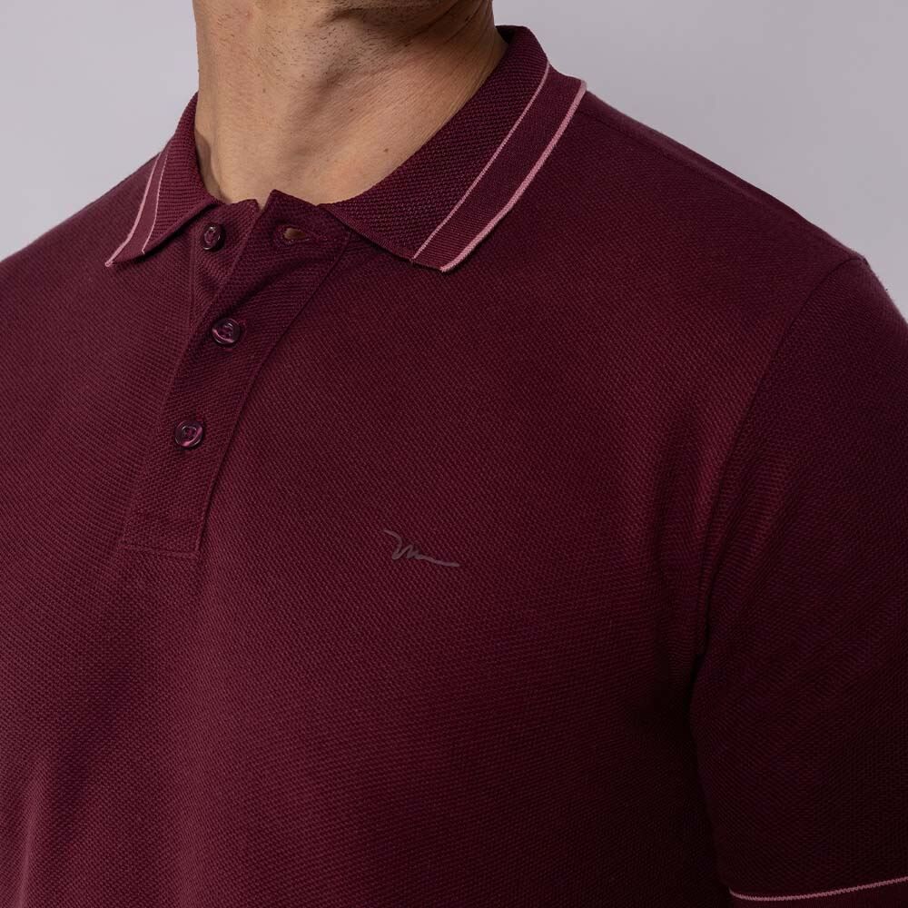Camisa Polo Masculina Texturizada Marc Alain