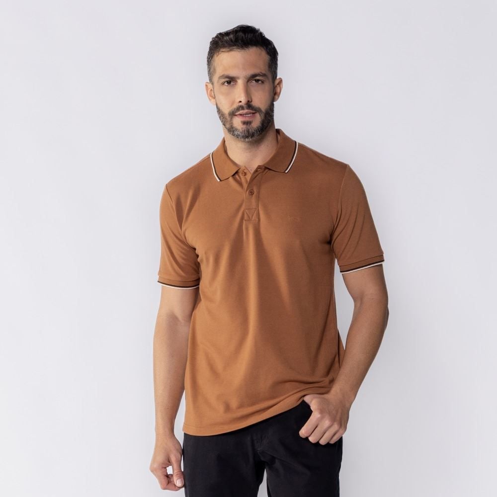 Camisa Polo Piquet Masculina Marc Alain