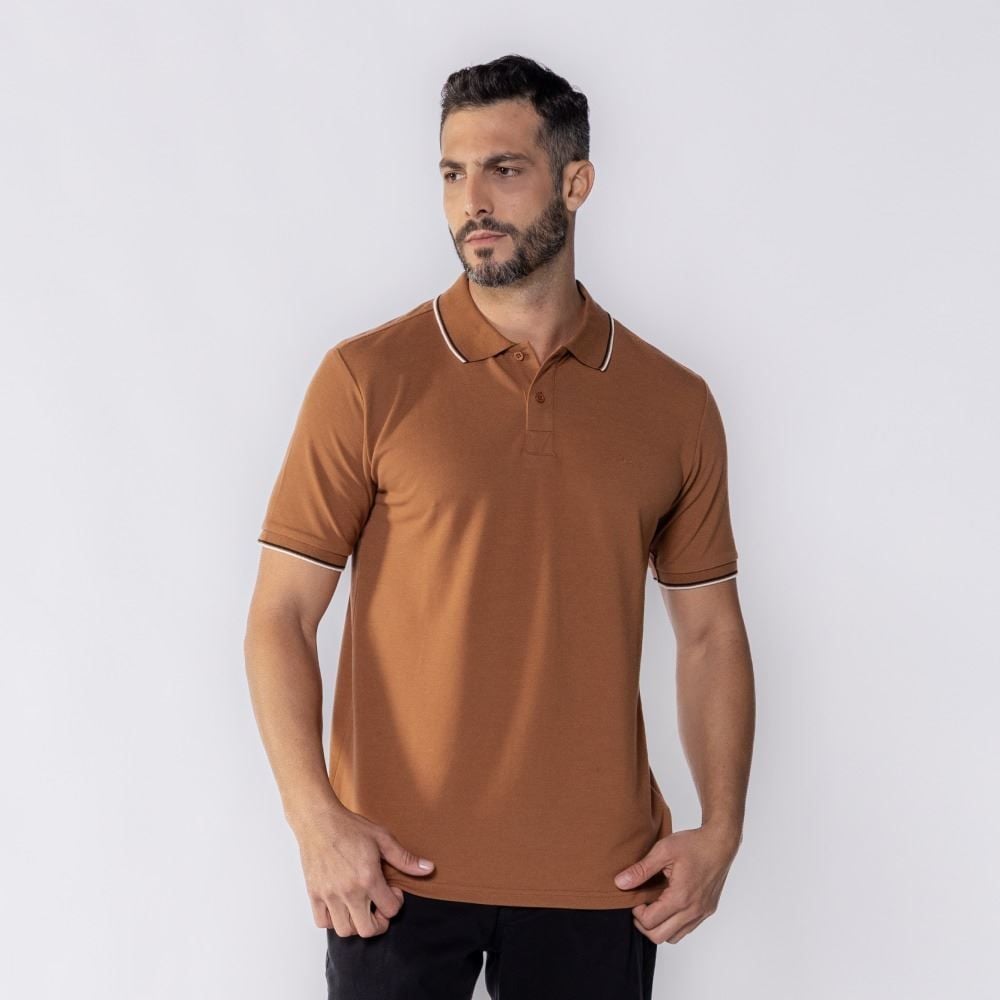 Camisa Polo Piquet Masculina Marc Alain