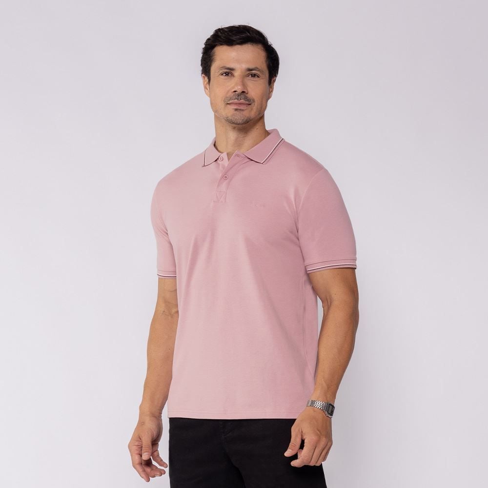 Camisa Polo Piquet Masculina Marc Alain