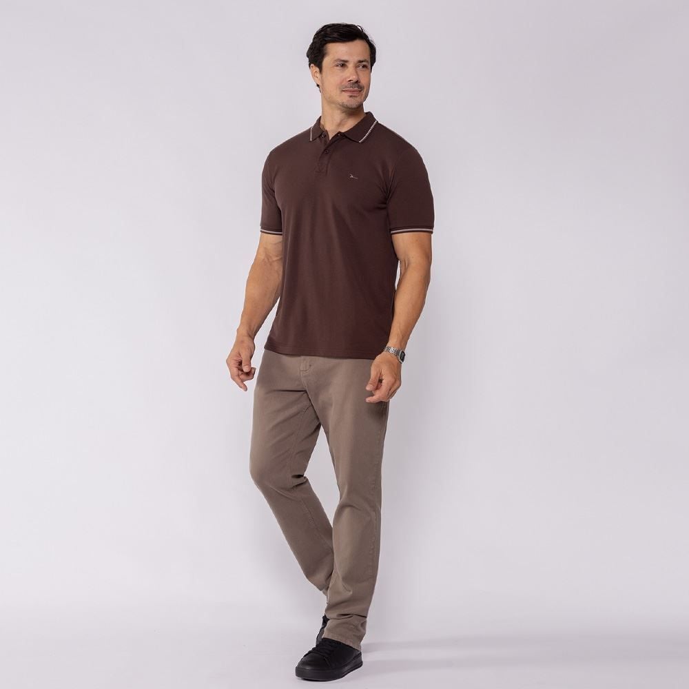 Camisa Polo Piquet Masculina Marc Alain