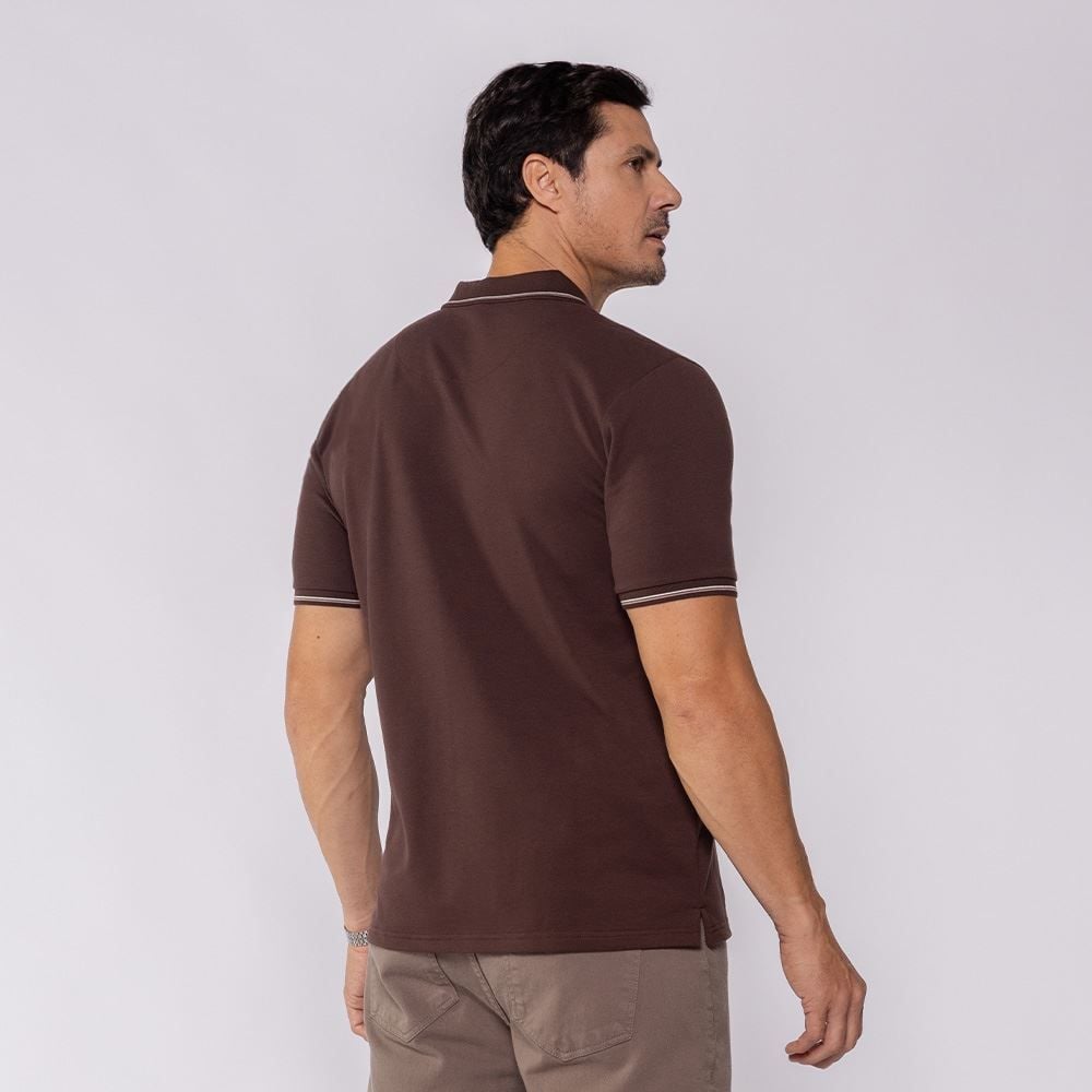 Camisa Polo Piquet Masculina Marc Alain
