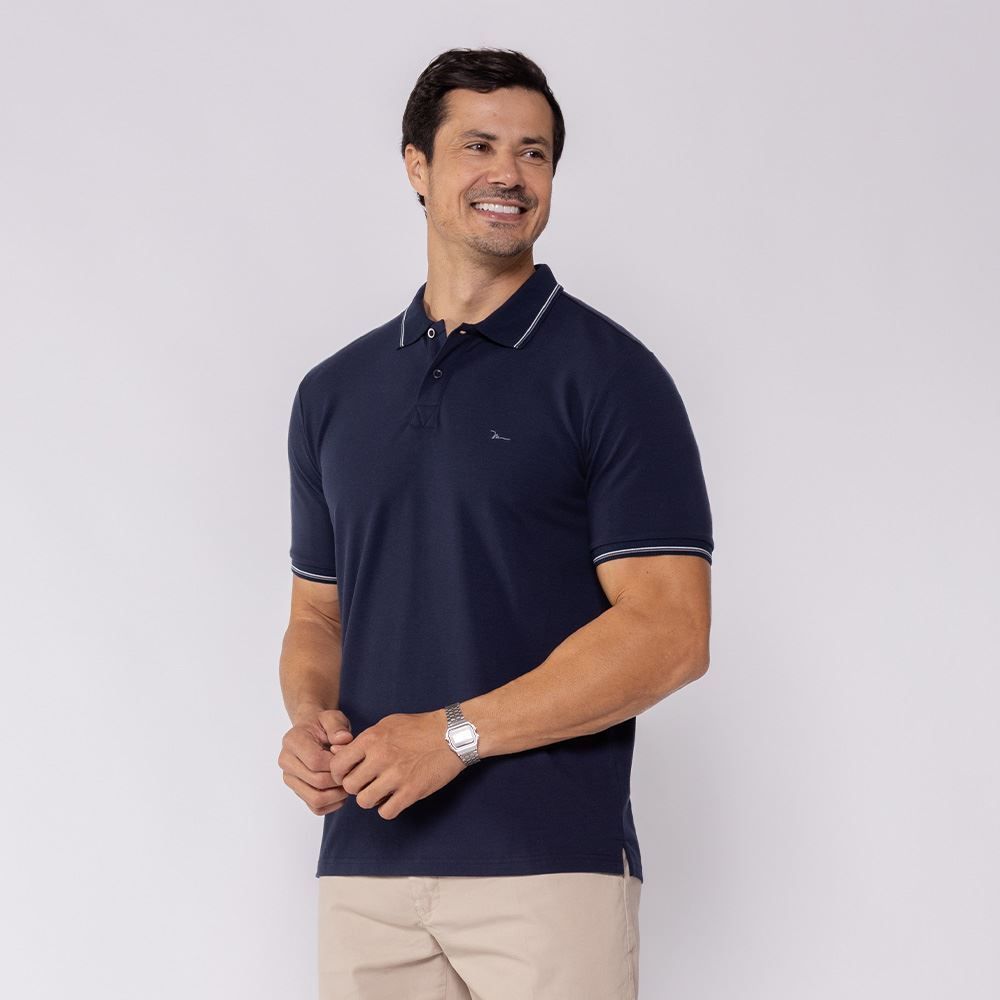 Camisa Polo Piquet Masculina Marc Alain