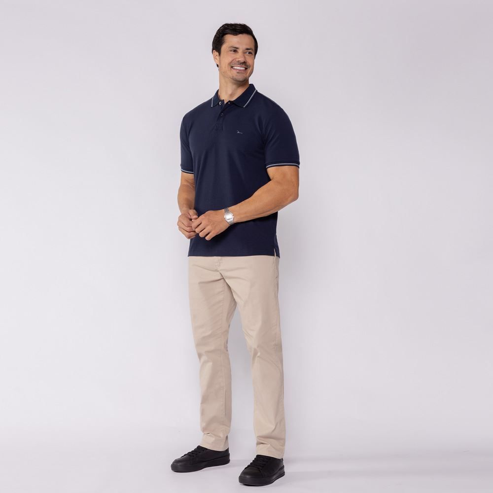 Camisa Polo Piquet Masculina Marc Alain