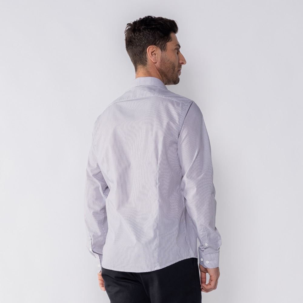Camisa Social Masculina Listrada Marc Alain