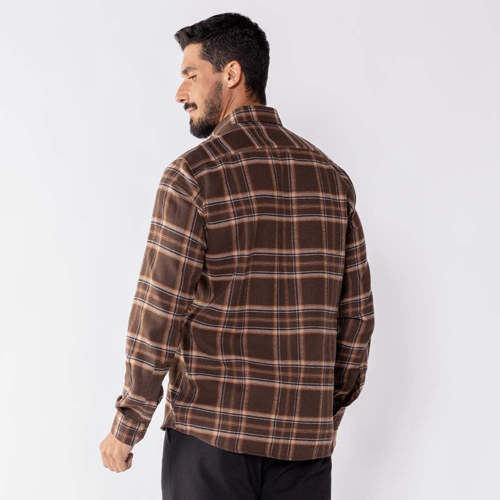 Camisa Xadrez Masculina Em Flanela Marc Alain