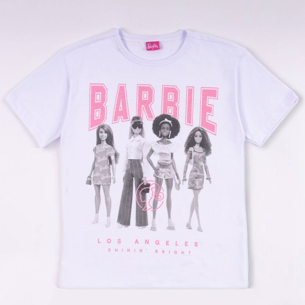 Camiseta Barbie Juvenil 12 a 16 Anos Mattel