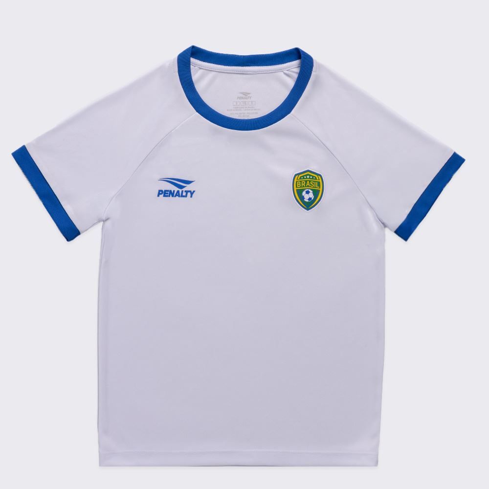 Camiseta Brasil Infantil Unissex 8 A 14 Anos Penalty