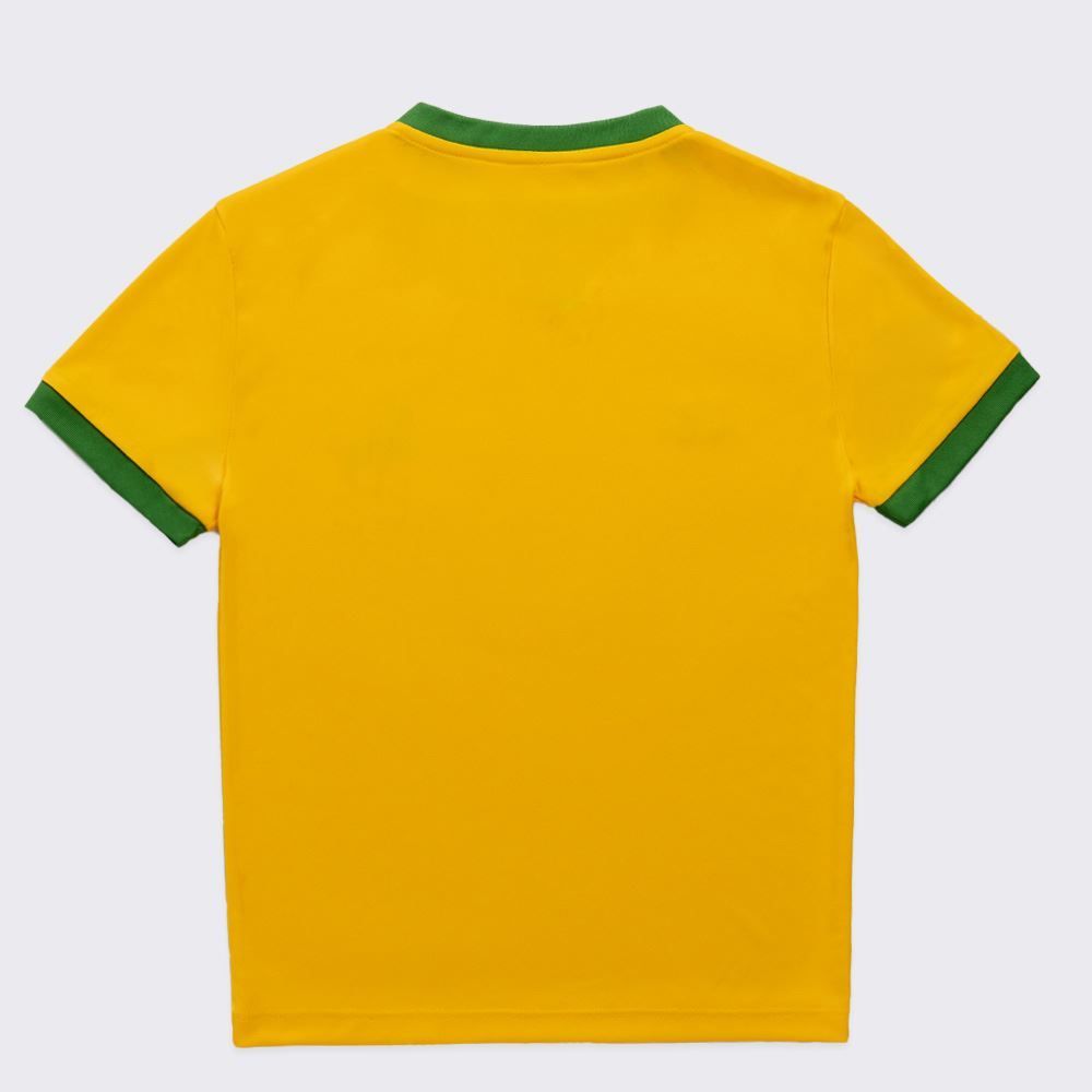 Camiseta Brasil Infantil Unissex 8 A 14 Anos Player Penalty